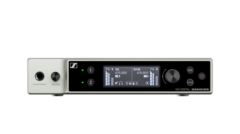 Sennheiser EW-DX EM 2 DANTE 2-Kanal Rack-Funkempfänger (Q1-9) 470,2 - 550 MHz